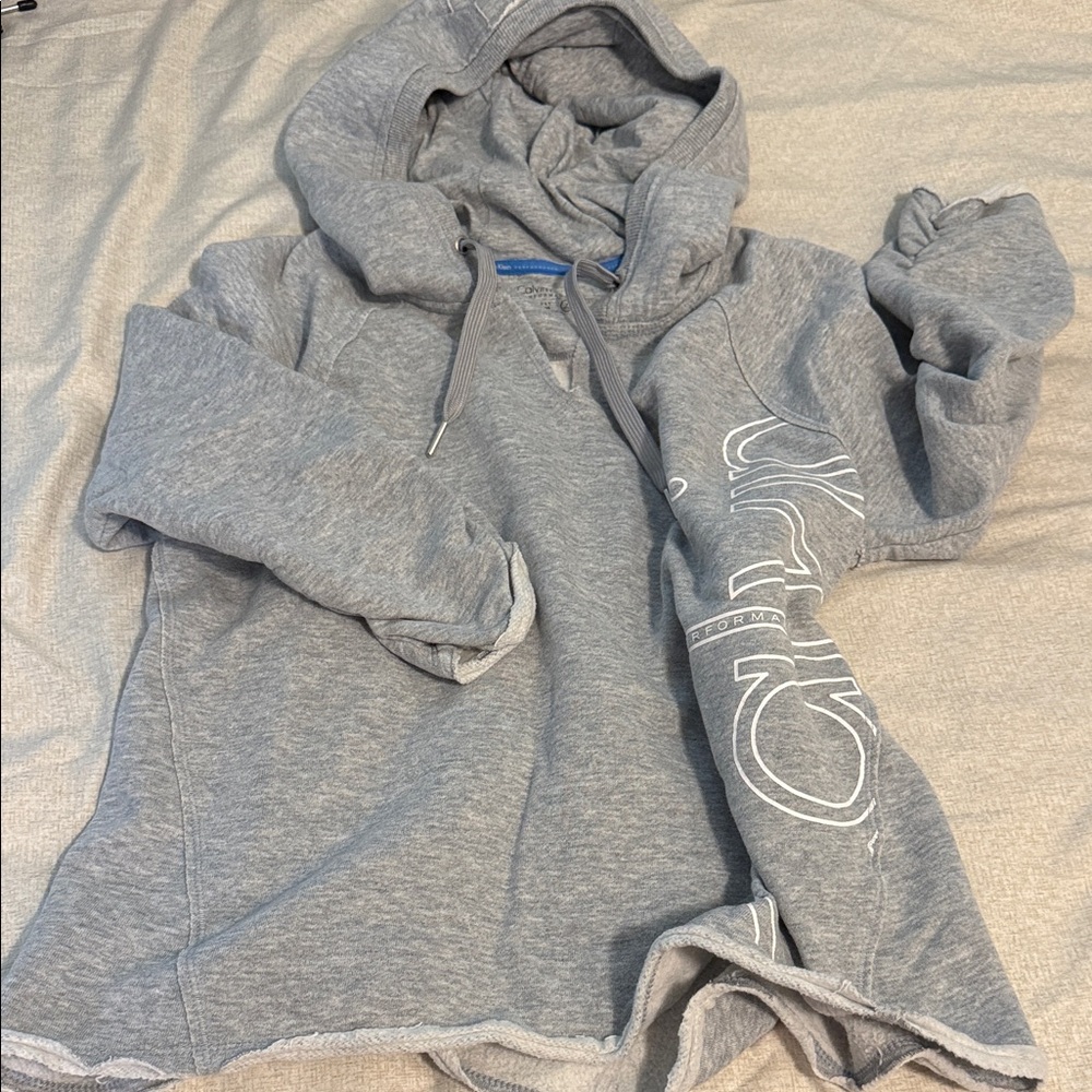 Calvin Klein Women’s Heather Gray Hoodie Size: M